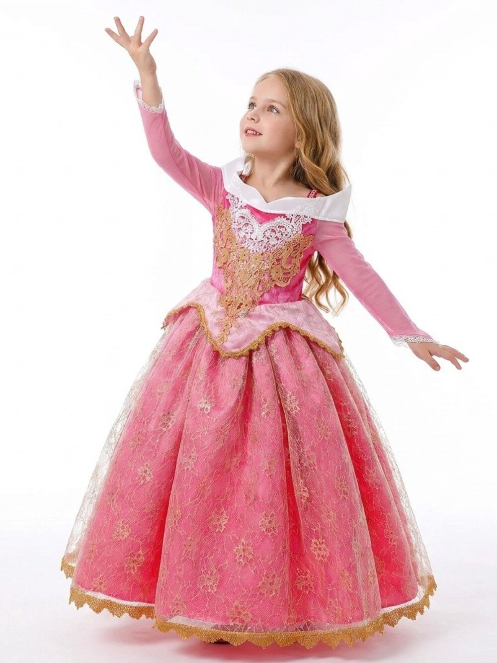 Pink Princess Dress Set with Tiara set - Picture 10 of 10